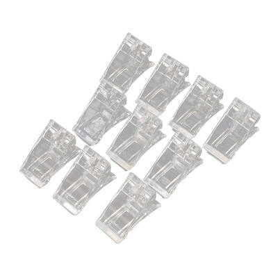 

10pcs Quick Building Mold Nail Tips Clip Finger Extension UV Gel Builder