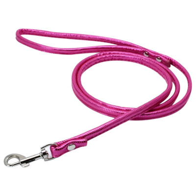 

Pet Cat Puppy Dog Leash Collar Long Smooth Pu Leather Leashes Solid Color Dog Walker Dog Girl Boy Leashes For Puppy Safe Walking