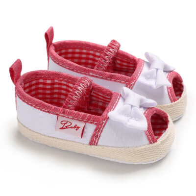 

Soft Soled Baby Shoes Bowknot Design Anti-Slip Shoes Casual Sneakers With Bowknot Toddler Soft Soled First Walkers