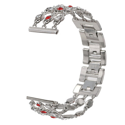 

〖Follure〗Luxury Alloy Crystal Stainless Steel Wristband Strap For Apple Watch 42MM44MM