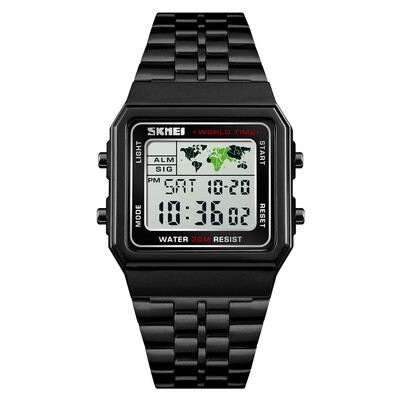 

SKMEI Men Fashion Digital Countdown Waterproof Sport Wrist Watch 1224Hour Clock