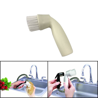 

Gobestart kitchen Sink Sprayer Attachment Veggie Potato Cleaning Brush