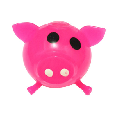 

Siaonvr 1Pcs Jello Pig Cute Anti Stress Splat Water Pig Ball Vent Toy Venting Sticky