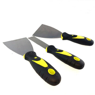 

Stainless steel two-color putty knife blade thickening putty knife wiping knife small scraping board painter caulking small blade