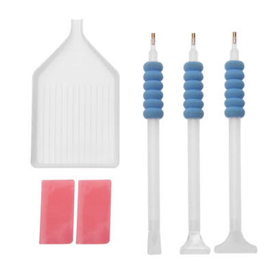 

5D DIY Diamond Painting Cross Stitch Embroidery Point Drill Pen Tools Kit