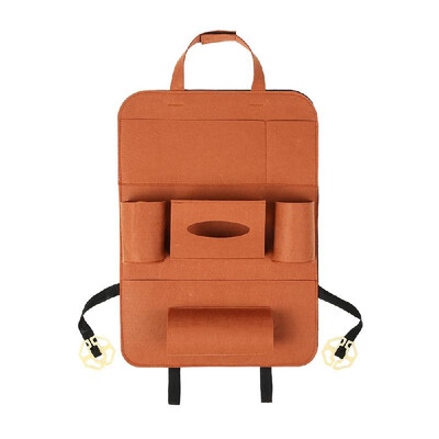 

Auto Car Backseat Organizer Car-Styling Holder Felt Covers Versatile Multi-Pocket Seat Wool Felt Storage Container Hanging Box Mul
