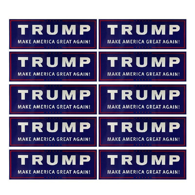 

Car Stickers 10pcs Donald Trump Sticker Car Decals Creative Sticker Waterproof Car Scratch Repair Decorative Stickers