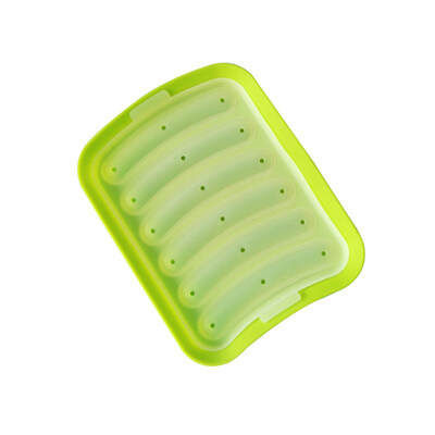 

6 Cavity DIY Sausage Making Mold Silicone Burger Hot Dog Mould Kitchen Tool