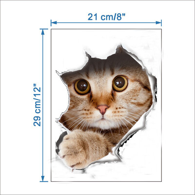 

〖Follure〗New Cat Toilet Seat Wall Sticker Art Removable Bathroom Decals Decor