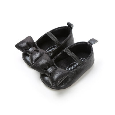 

Big Bow Girl Shoes Newborn Baby Leather Spring New Baby Shoes Cotton Soft First Walkers 2019 Princess Shoes 0-18M
