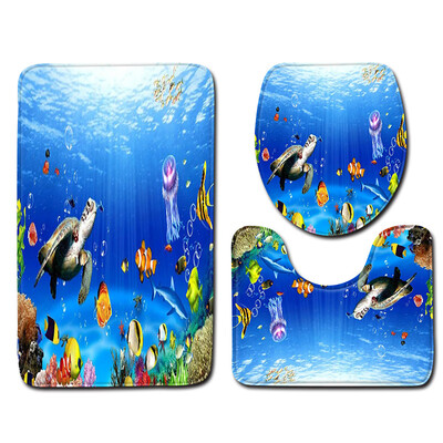 

〖Follure〗3pcs Non-Slip Bath Mat Bathroom Kitchen Carpet Doormats Decor