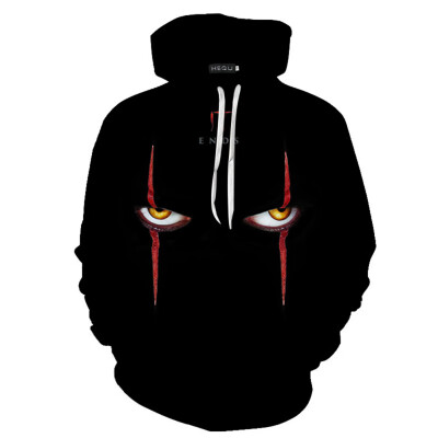 

Newest It Chapter Two Movie 3D Hoodie Men\Women Hip Hop Horror Autumn Streetwear Hoodie Halloween Couples Clothes It 3D Hoodie