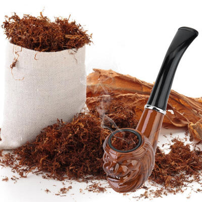 

Greensen Lion Head Shape Unique Resin Tobacco Pipe Gentleman Smoking Cigarette Tool