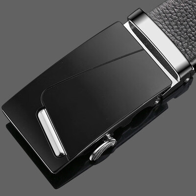

New Fashion Designer Belts for Men Sliding Buckle Ratchet Men Belt Automatic Fashion ceinture homme