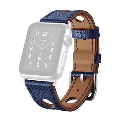 

〖Follure〗Leather Hole Replacement Watch Wrist Strap Band For Apple for iwatch 4 44mm