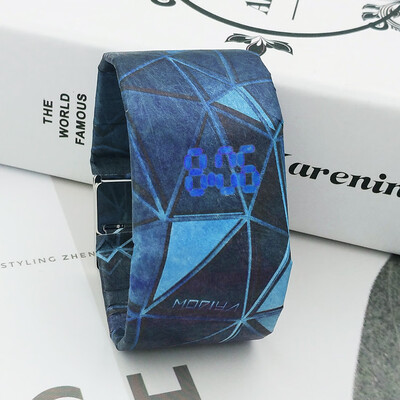 

〖Follure〗Creative Paper Watch LED Waterproof Clock Tyvek Paper Strap Digital Watches