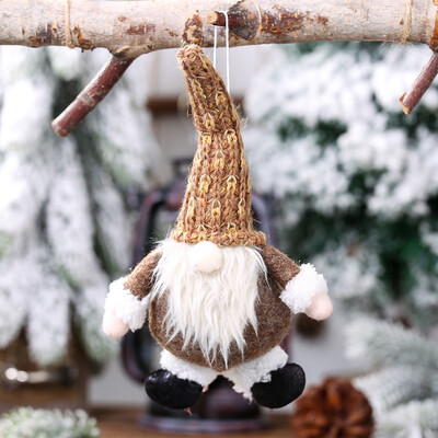 

Toponeto Christmas Ornaments Gift Santa Claus Snowman Tree Toy Doll Hang