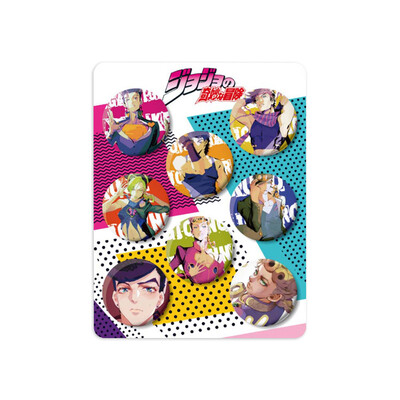 

redCherry Anime Brooches Button Badges Pins Set for Clothes Backpack Pencil Case 8pcsset