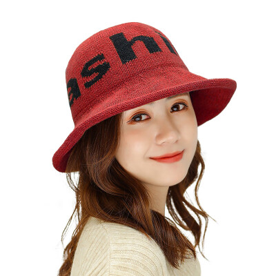 

Fallwinter new warm wool fisherman hat ladies Korean alphabet fashion trend Joker along the basin cap wholesale