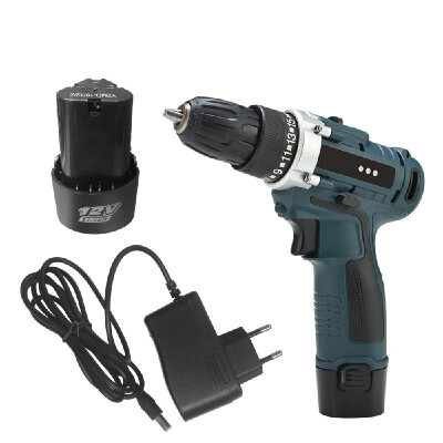 

Dual Speed Cordless Electric Drill Rechargeable Electric Drill Variable Speed Hand Drill Lithium Battery Powered Drill Impact Dril