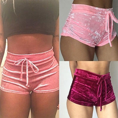 

Womens Ladies Summer Hot Sexy Beach High Waist Shorts 2017 New Sports Running Skinny Short Pants