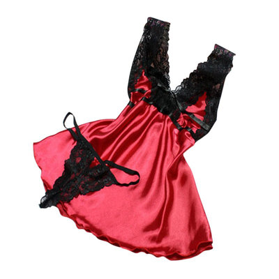 

Sexy Lingerie Womens Nightwear Underwear G-string Babydoll Sleepwear Lace Dresses