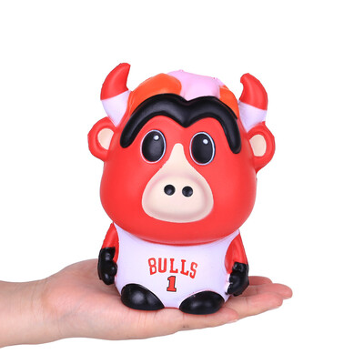 

YIWULAKawaii Cute Red Calf Slow Rising Scented Squeeze Relieve Stress Toy