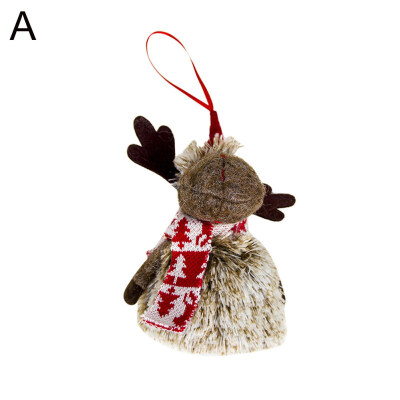 

Xmas Santa Deer Angel Doll Christmas Tree Hanging Ornament Pendant Party Decor