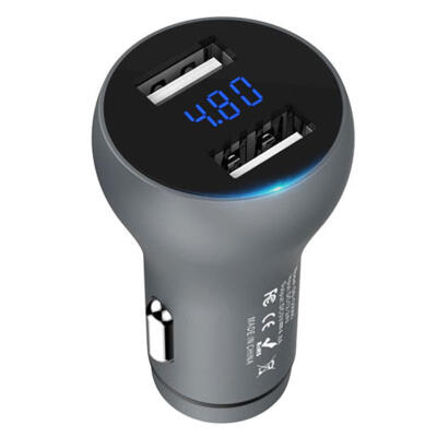 

GOOD-SHE GS-C0065 2 USB Car Charger Digital Display 5V 48A Phone Adapter