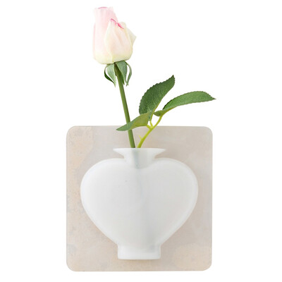 

〖Follure〗Silicone Sticky Vase Wall-Mounted Flower Holder Decorative Vase For Home Decor