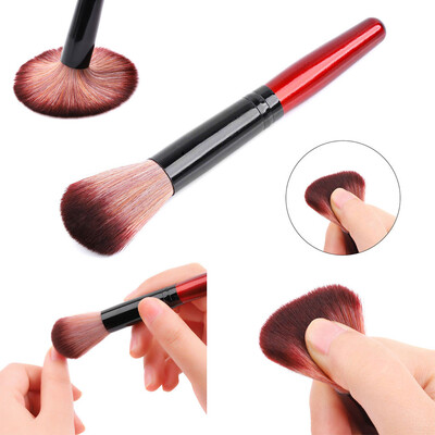 

〖Follure〗Red Wood Nail Dust Remove Art Brush Polish Pen Kit Brush For Salon Manicure DIY