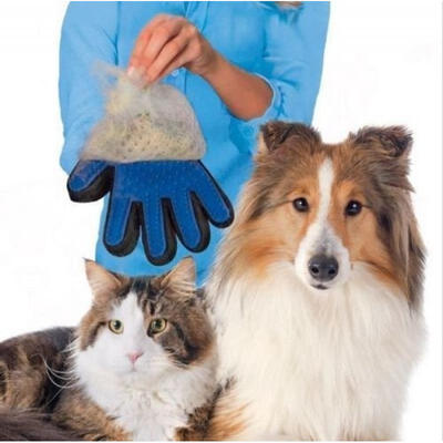 

Massage True Glove Touch Gentle Efficient Pet Grooming Dogs Cats Cleaning Bath