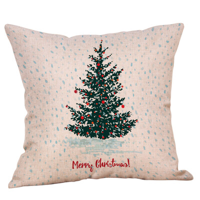 

Siaonvr Christmas Throw Pillow Cover Pillowcases Decorative Sofa Cushion Cover