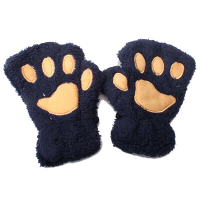 

Children Gloves Lovely Claw Paw Kids Winter Thick Warm Gloves Boys Girls Plush Kids Kids Glove
