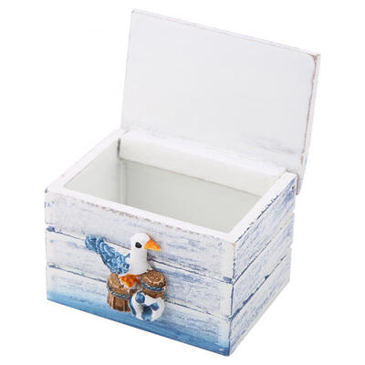 

Greensen Mediterranean Style Wooden Jewelry Candy Box Portable Small Storage Caseseagulls