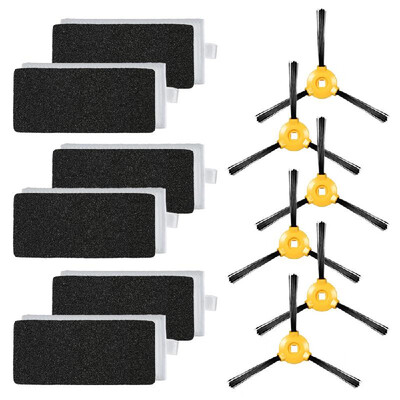 

Pack of 12 Replacement Accessories Kit for Ecovacs Deebot N79 N79S Robotic Vacuum Cleaner--6 HEPA Filters 6 Side Brushes