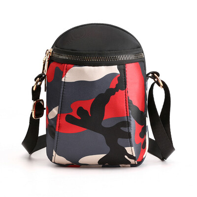

Waterproof oblique bag female Korean version vertical printing mobile phone bag 100 light pocket mini bag