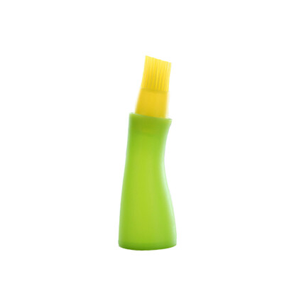 

Toponeto 1pc High Temperature Resistant Oil Bottle Silicone Brush Kitchen BBQ Tool 67ml