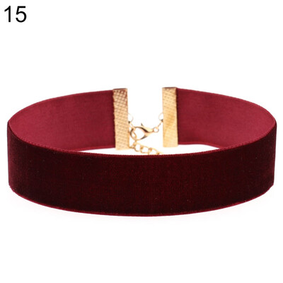 

Fashion Wide Soft Velvet Choker Lady Party Nightclub Necklace Gothic Jewelry