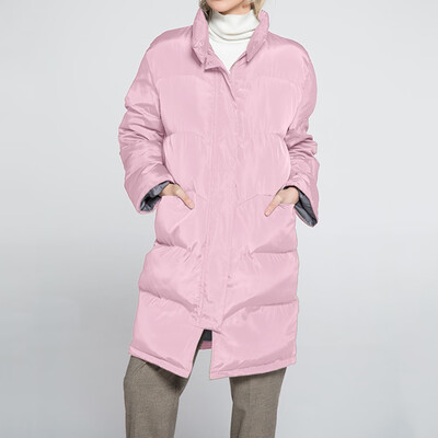 

Roseonmyhand Womens Warm Long Coat Collar Hooded Jacket Slim Winter Parka Outwear Coats