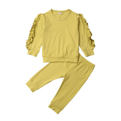 

Toddler Kids Baby Girl Infant Clothes T-shirt Top Pants Outfit Sets Tracksuit