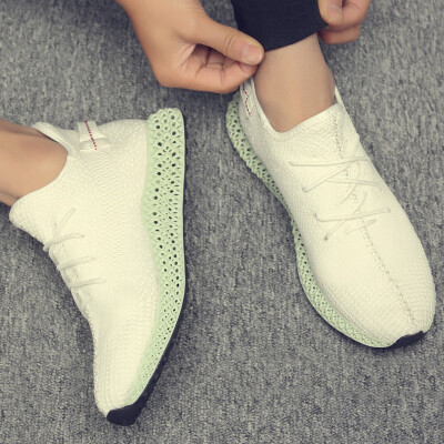 

2019 mens shoes summer new Korean version of breathable casual old shoes mens tide shoes wild sports casual white shoes