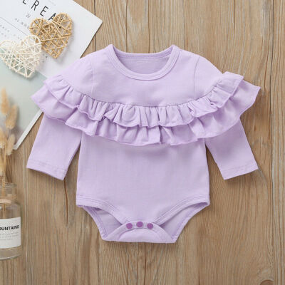 

Newborn Infant Baby Girls Fold Romper Jumpsuit Bodysuit Clothes Outfits Playsuit