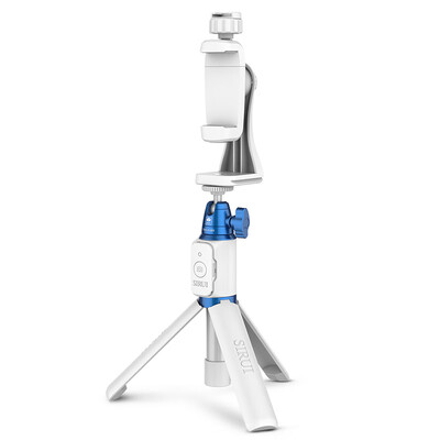 

Si Rui SIRUI Mobile Live Tripod Outdoor Selfie Multifunction Desktop Stand Phone Camera Tripod Selfie Stick White
