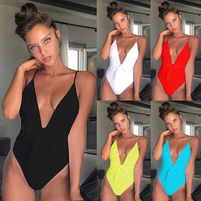 

Ladies One Piece Bandage Bikini Push Up Monokini Swimsuit Bathing Suit Swimwear