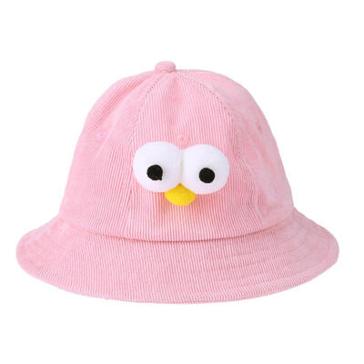 

Toddler Baby Kids Boys Girls Cartoon Sun Basin Cap Funny Eyes Fisherman Hat