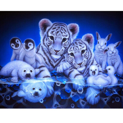 

Siaonvr 5D Embroidery Paintings Rhinestone Pasted DIY Diamond Painting Cross Stitch