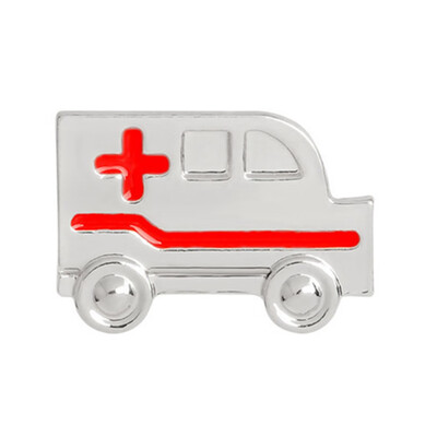 

1Pcs New Ambulance Pins Badges Brooches Lapel Pin Medical Jewelry Doctor Nurse Medical School Graduation Gift Nurse Jewelry