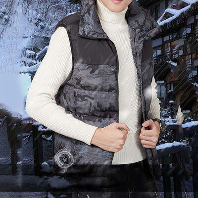 

Electric USB Heated Vest Unisex Winter Riding Skiing Warm Heating Coat Jacket