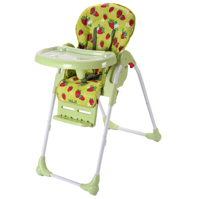 

Adjustable Baby High Chair Infant Toddler Feeding Booster Seat Folding-Green